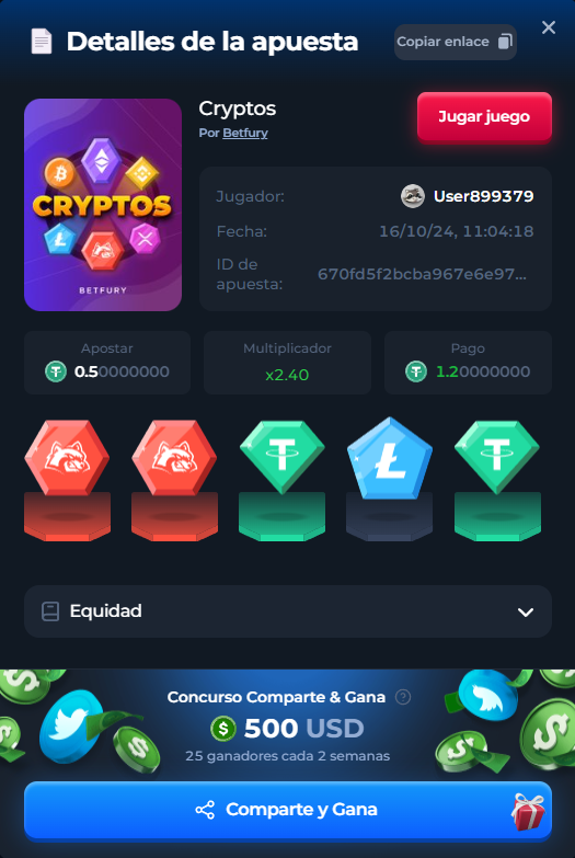 Erickromanp's tweet photo. 🥇 Coins are lucky in Cryptos on @betfury_gaming!
Bet Details: https://t.co/u4tuJMNN49                             #bf_share_win #betfury #670fd5f2bcba967e6e97e152 https://t.co/6753gJ790K