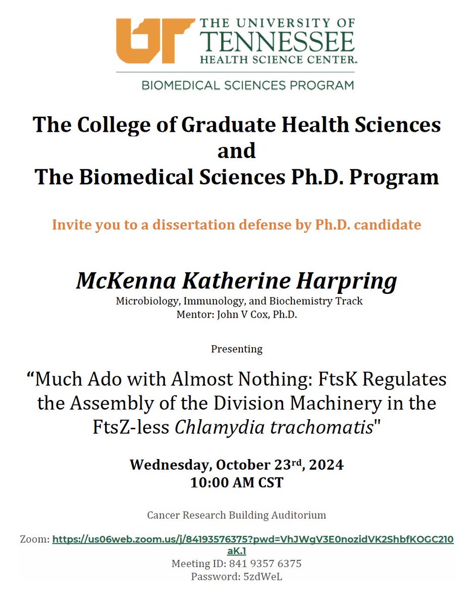 UTHSC Biomedical Sciences Grad Program tweet media