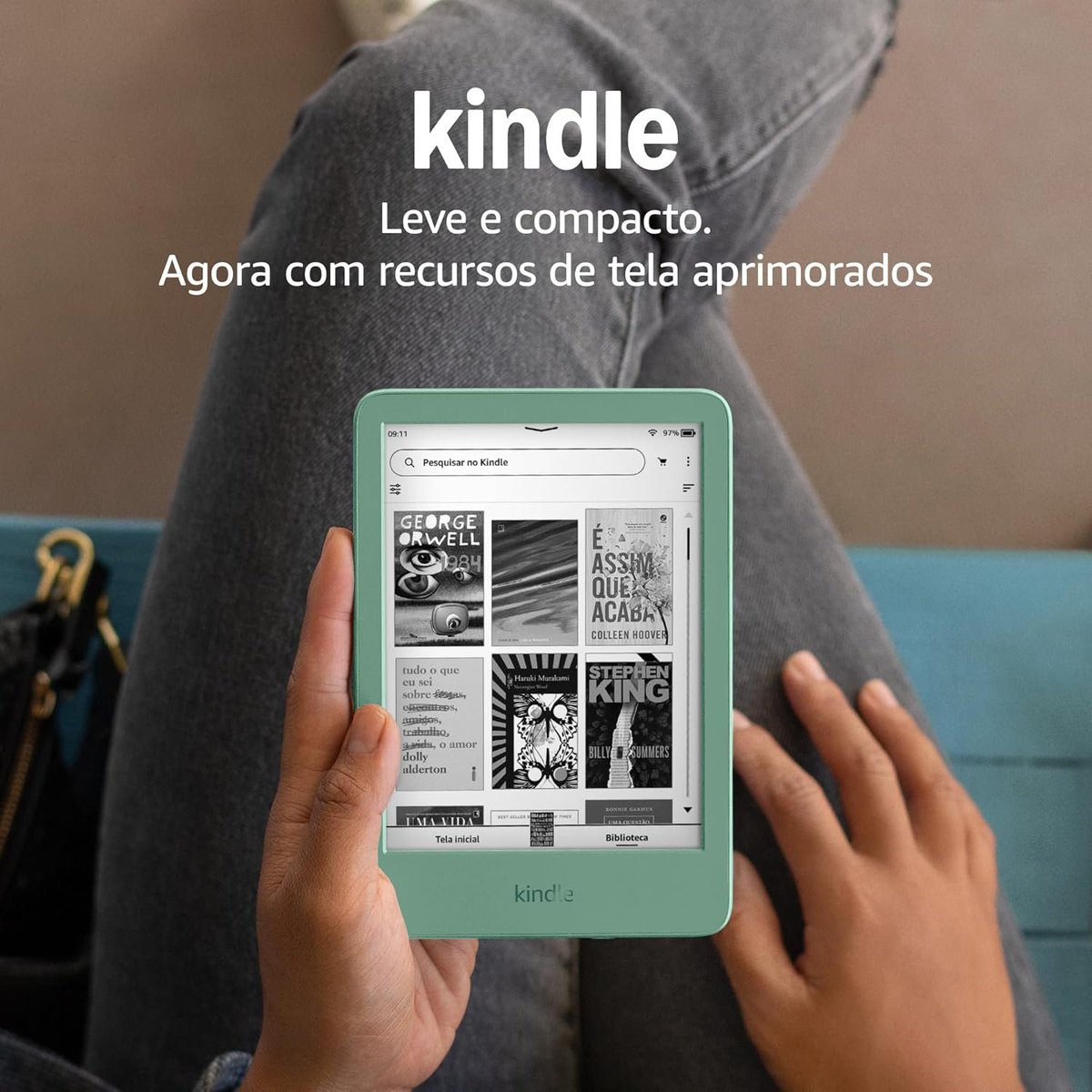 divulganacional's tweet photo. ✨ FOFOCA LITERÁRIA: Os novos Kindles chegaram! 🗣️

Também foi anunciado o Kindle Color soft! Sim, um Kindle com a tela colorida 🤯
Ainda sem data para lançamento no Brasil.

Novo Kindle (16 GB) 
https://t.co/8bQk6ePxJd

Novo Kindle Paperwhite (16 GB)
https://t.co/i76k4aopKM