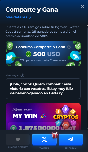 Erickromanp's tweet photo. 🥇 Coins are lucky in Cryptos on @betfury_gaming!
Bet Details: https://t.co/4OzS5hjL2F                             #bf_share_win #betfury #670fd5e7bcba967e6e97e0f8 https://t.co/AUBZUEoYK9
