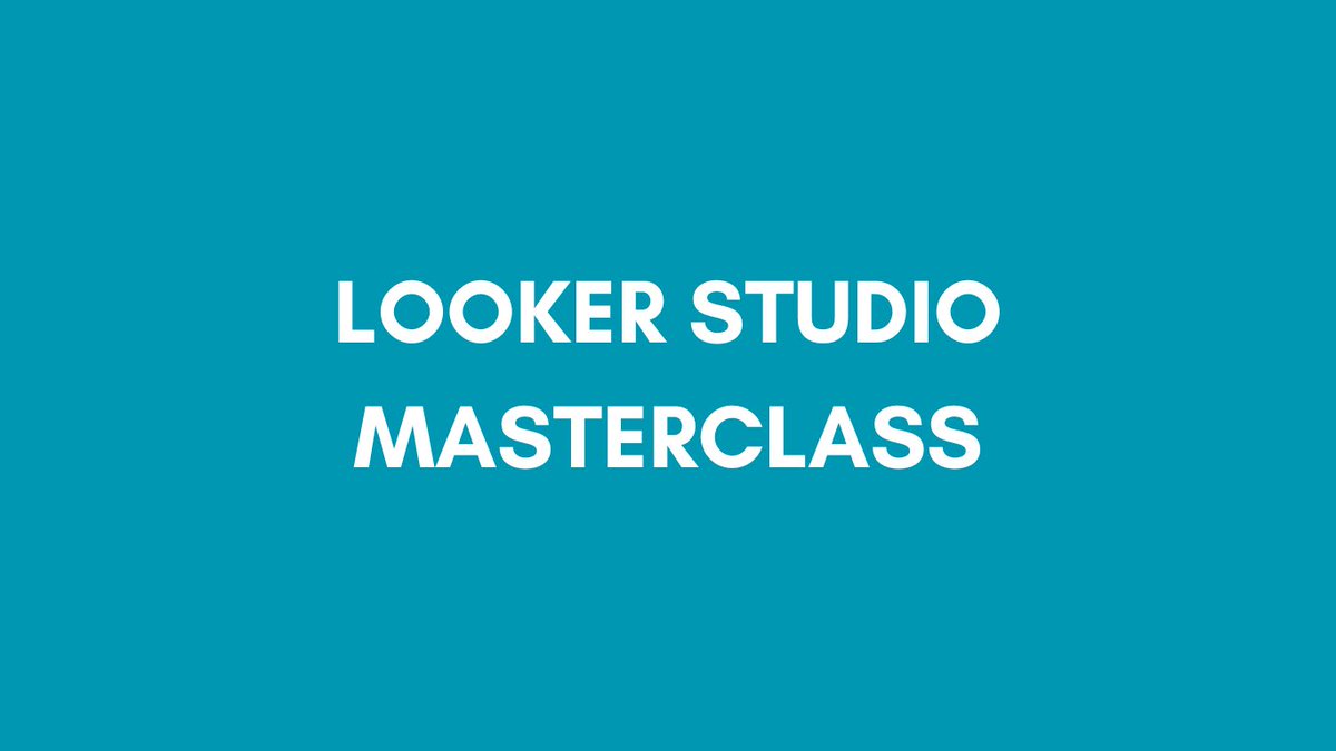 LOOKER STUDIO MASTERCLASS

📅 Join me for an interactive virtual series:
Novemer 19
December 10
December 17 
4-5pm EST

ℹ️ Explore the world of digital dashboards and data visualizations with Google's Looker Studio. This course is tailored for educators keen on enhancing their