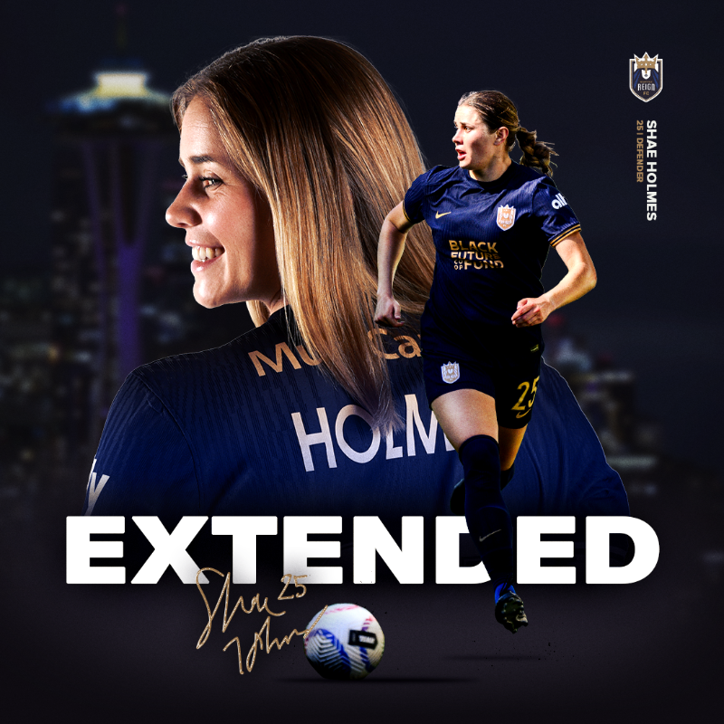 reignfc's tweet photo. Been waiting for this.

Seattle Reign FC Defender Shae Holmes Signs Contract Extension