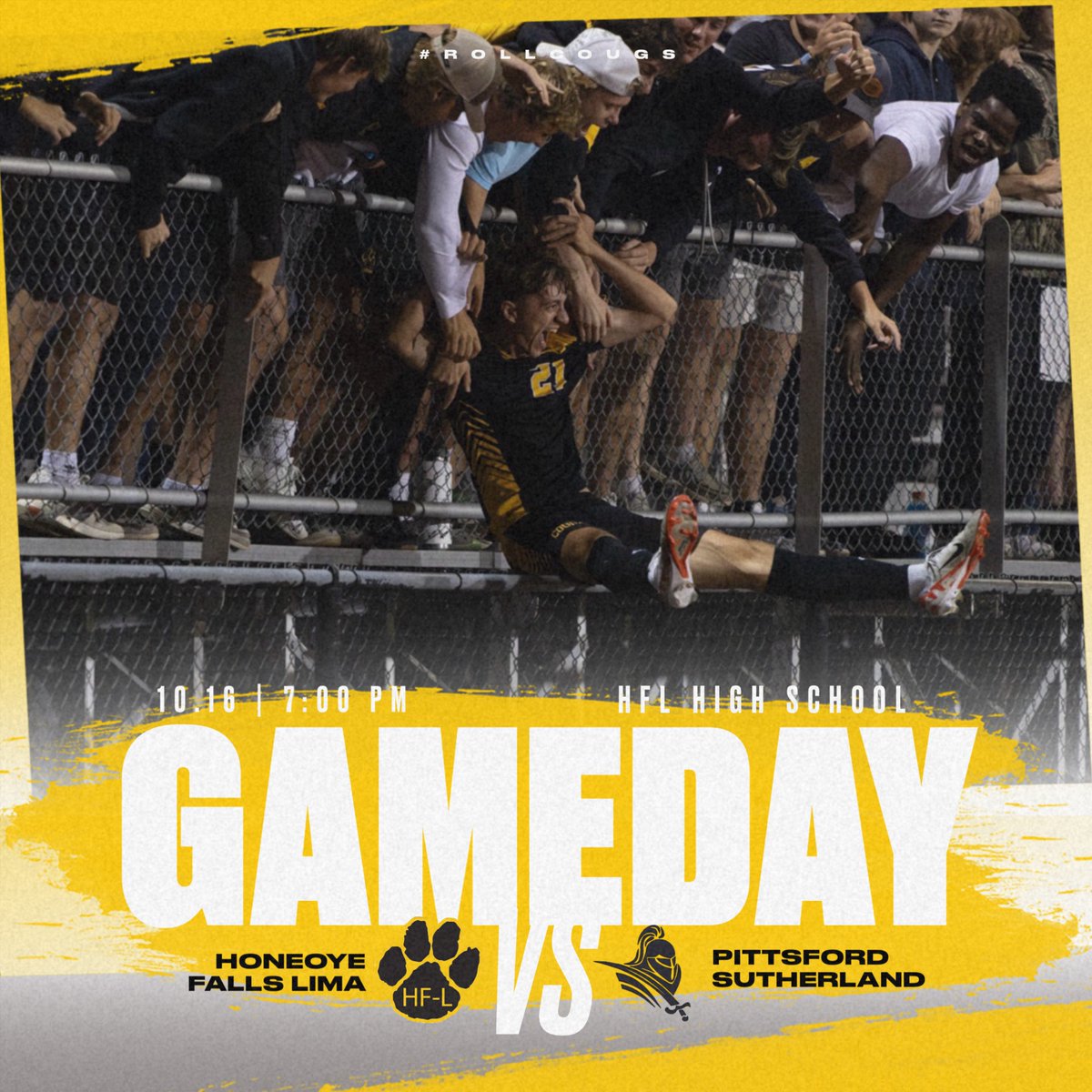 Your boys soccer team is taking on Sutherland for their final home game of the year tonight!