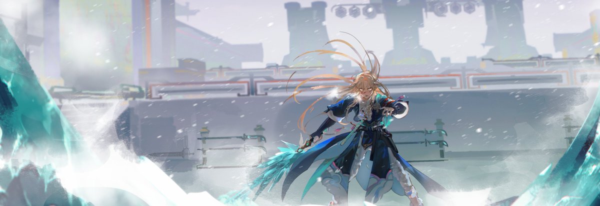 _yellowsword's tweet image. My sword is even colder.
#yanqing #HonkaiStarRail #hsr
#hsrfanart