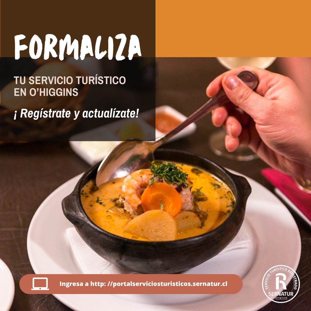 ¡🚨 Atención, prestadores de servicios turísticos de #OHiggins!¿Sabías que registrarte en SERNATUR y mantener tu documentación actualizada es clave para tu negocio? 🌟Ingresa ahora a: portalserviciosturisticos.sernatur.cl 💻✨