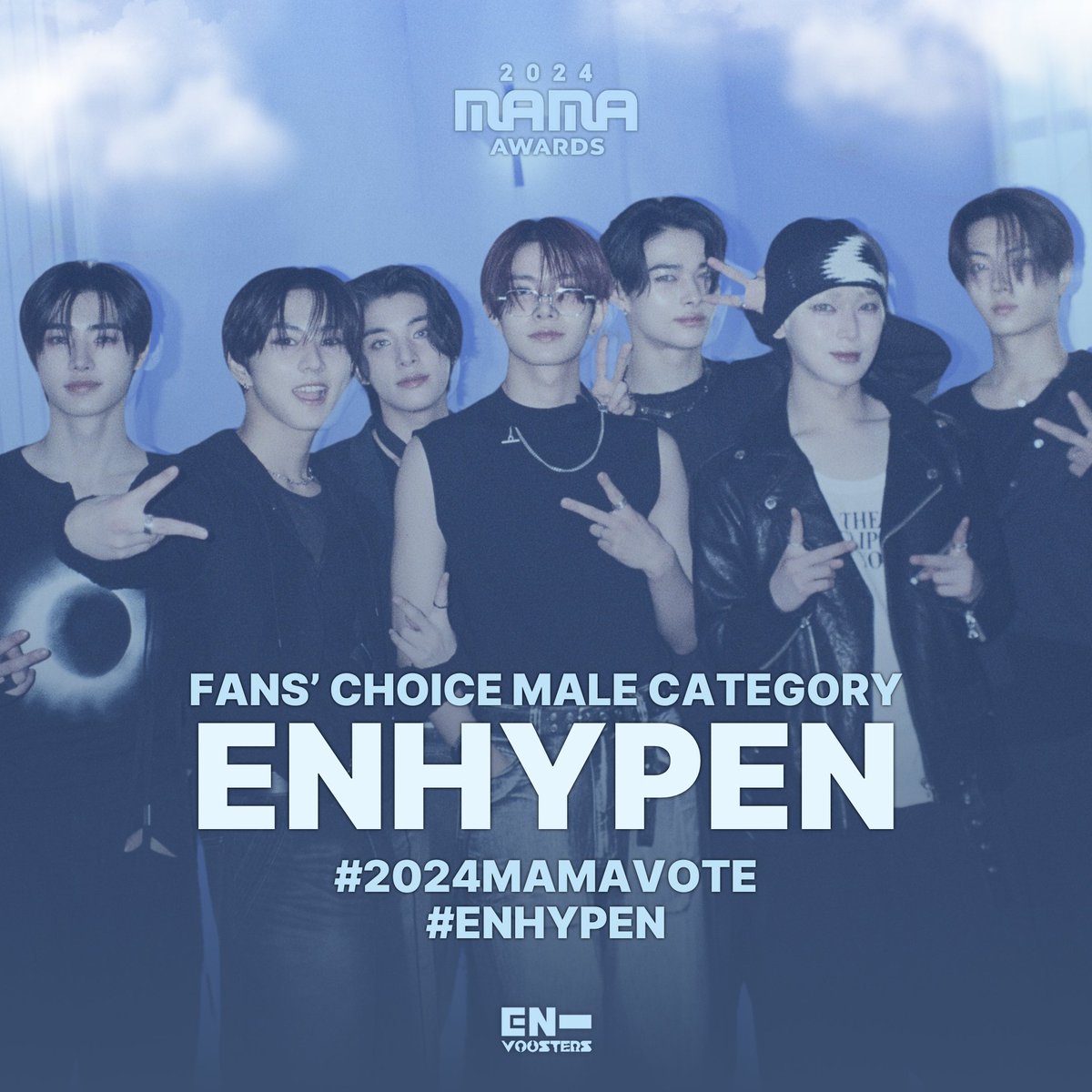 ENVOOSTERS's tweet photo. [ MAMAVOTE 101724 ] Repost this post!

🎯: 1,000 reposts

I vote #enhypen for #2024MAMAVOTE https://t.co/cKTHCEf73y
