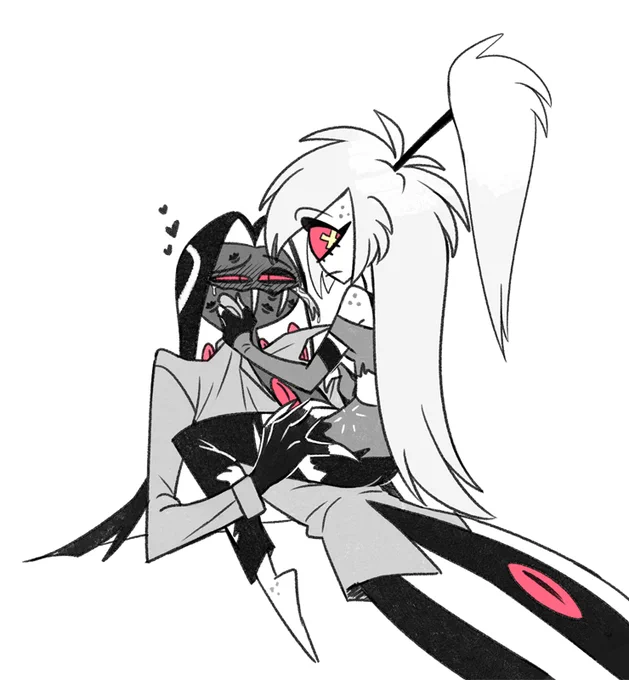 He was attacked by her lips #HazbinHotel #Cherrisnake