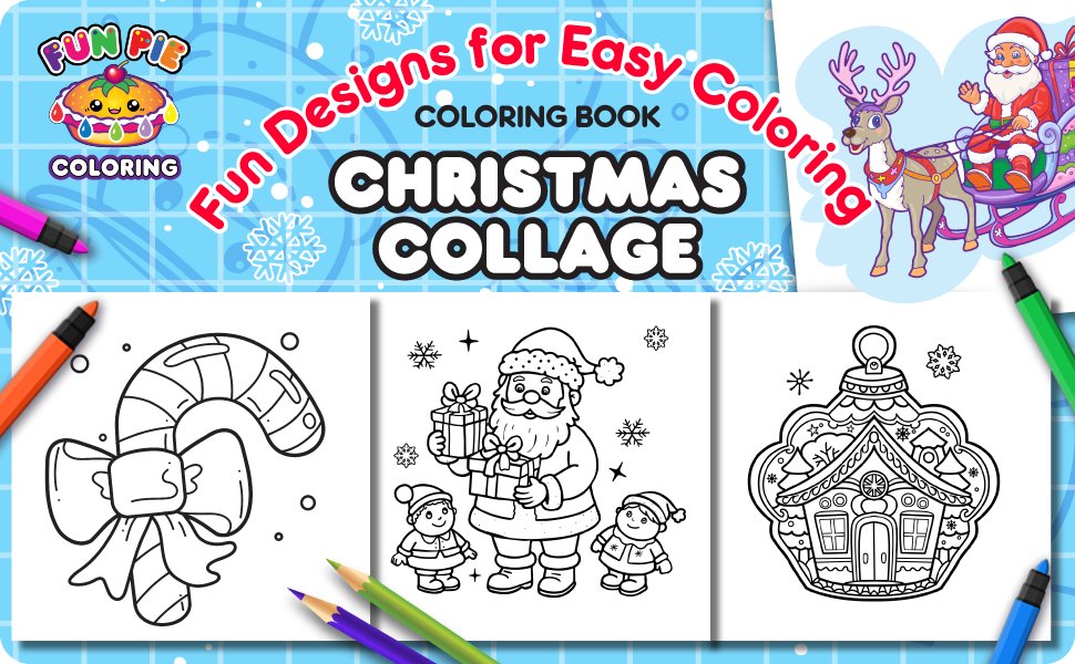 sofiartmedia's tweet image. 🎄Big news! The Christmas Collage coloring book is now available at the Fun Pie store on Amazon with a limited-time 35% discount!🌟Grab yours today: amzn.to/3zY0ku7
#ChristmasCollage #ColoringBook #FunPie #HolidaySavings #AmazonDeals #funpiedesigns #funpiecoloring #amazon