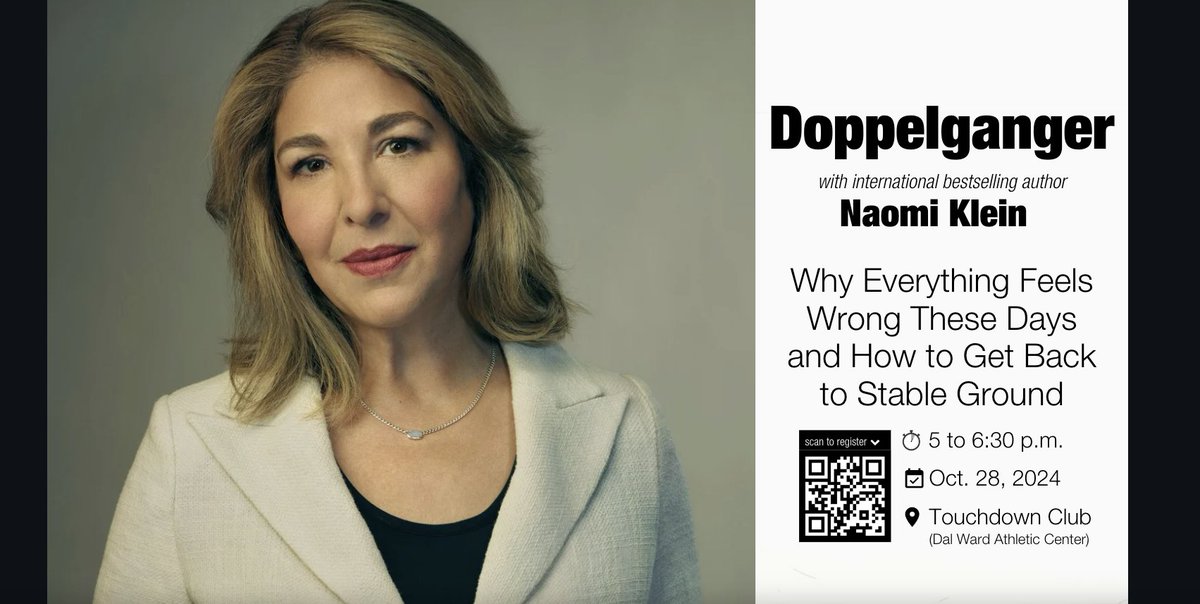 nechchai's tweet image. We are excited to host the amazing @NaomiAKlein at @CUBoulderCMCI's Distinguished Speaker Series on Oct. 28. Please join us for this special event. Register at web.cvent.com/event/876b9ca7… @CUBoulder