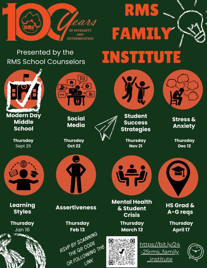 rms_tigers's tweet photo. Join is next week for our second session of our very own RMS Family Institute. #rialtomiddleschool #integrityanddetermination https://t.co/Cu7RGgwXqm