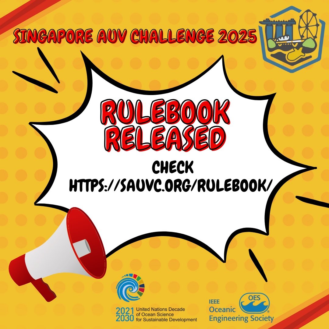 Attention, SAUVC fam! The new rulebook is here!Explore the latest updates at sauvc.org/rulebook to stay ahead of the game.Following these rules is key to nailing your specs and more. Pay special attention to the video submission rules! The video submission deadline is Nov 29