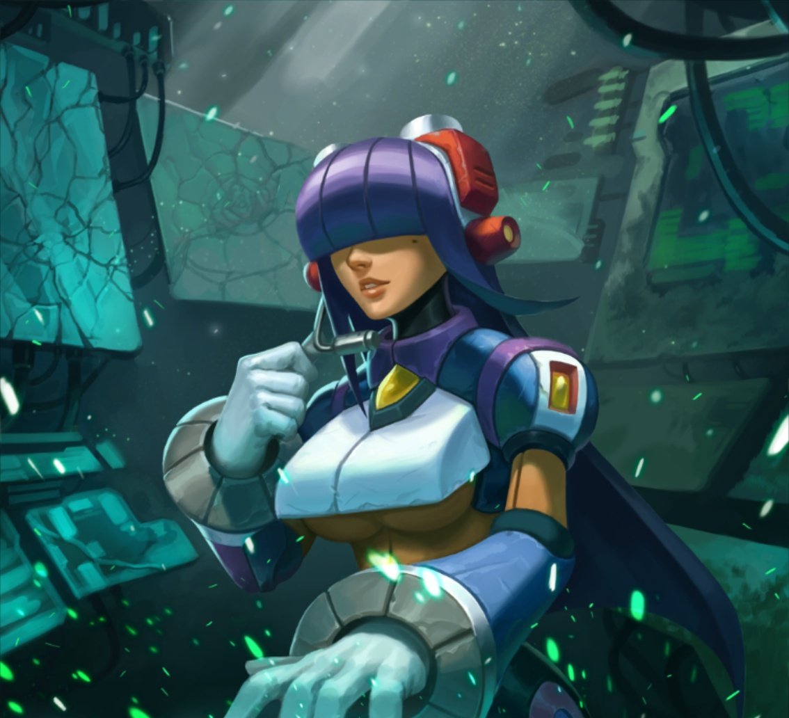 MechaGirlOTD's tweet photo. Next Mecha Girl of the day is Layer from Mega Man X8! https://t.co/erjkQQv3sG