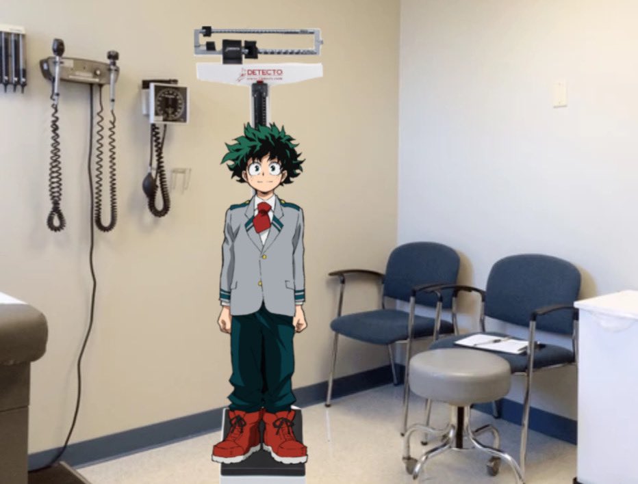 missdoriya's tweet image. At the doctor’s with Izuku 🧑‍⚕️ he has shrunk a whole inch since last visit! ☺️🩷 gone down to 5 feet now 💫 they grow down so fast! ❤️🥹 #minusultra