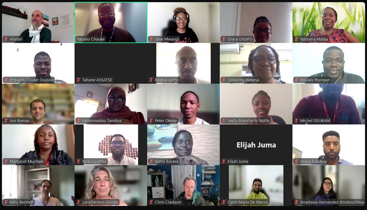 MalariaGEN (@malariagenomics) on Twitter photo Growing capacity for genomic data analysis in Africa = improved #malaria vector control 🖥️
Today, participants from the 3rd cohort of the <a href="/pamcafrica/">PAMCA, Africa</a>-MalariaGEN training course in data analysis for the genomic surveillance of African malaria vectors met for a virtual hackathon👏 Growing capacity for genomic data analysis in Africa = improved #malaria vector control 🖥️
Today, participants from the 3rd cohort of the <a href="/pamcafrica/">PAMCA, Africa</a>-MalariaGEN training course in data analysis for the genomic surveillance of African malaria vectors met for a virtual hackathon👏