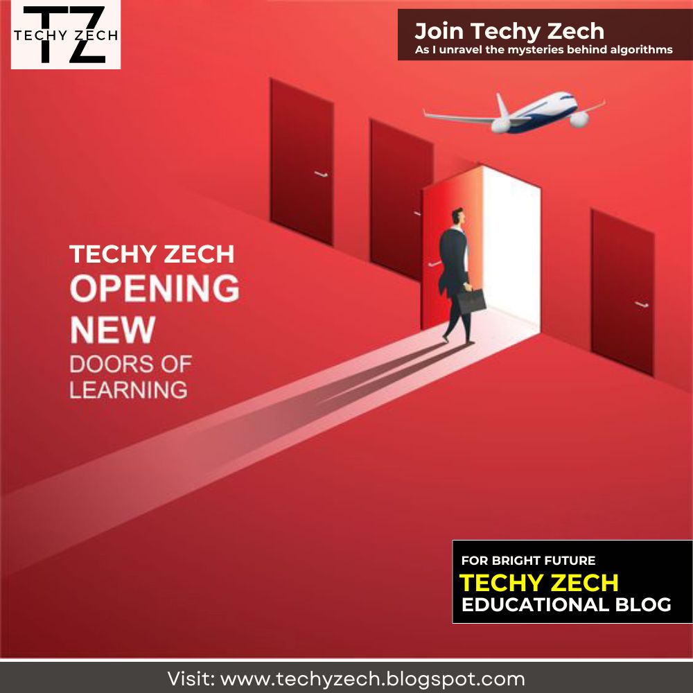 TechyZech's tweet image. &quot;Unlock the door to your dream career with Techy Zech! 🚪💡 Dive into the world of learning and upskill like never before. Your future is just a click away – visit techyzech.blogspot.com now! 📚✨

#TechyZech #CareerGrowth #LearnWithTechyZech #FutureReady #SkillUp&quot;