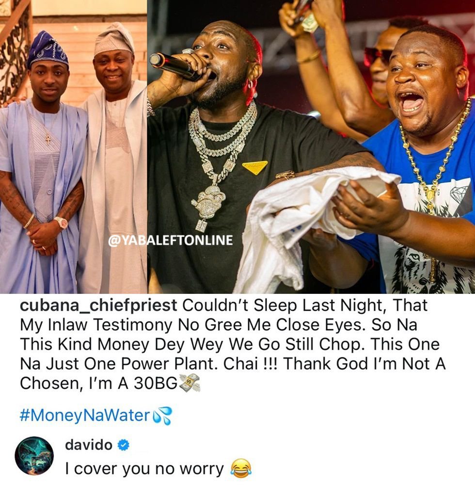 "Na this kind money dey wey we go still chop" - Cubana Chief Priest reacts after Davido's father, Adedeji Adeleke announced his $2bn power plant in Nigeria.