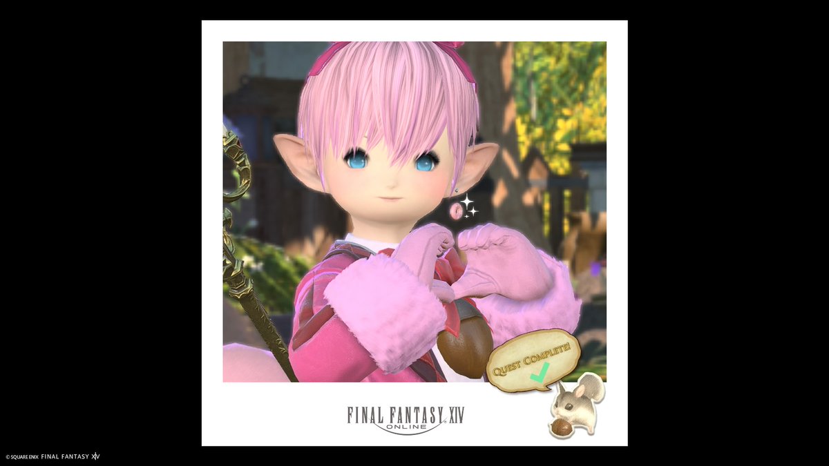 HakoRamuh_FF14's tweet photo. トークン100貯まりましてドーナツピアス見せてもらった　可愛い https://t.co/YRchInZj1I