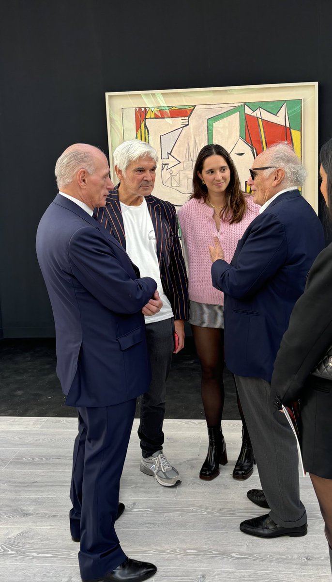 Art Basel Paris w/the leaders David Nahmad, Bernard Picasso &amp; Pierre Sigg