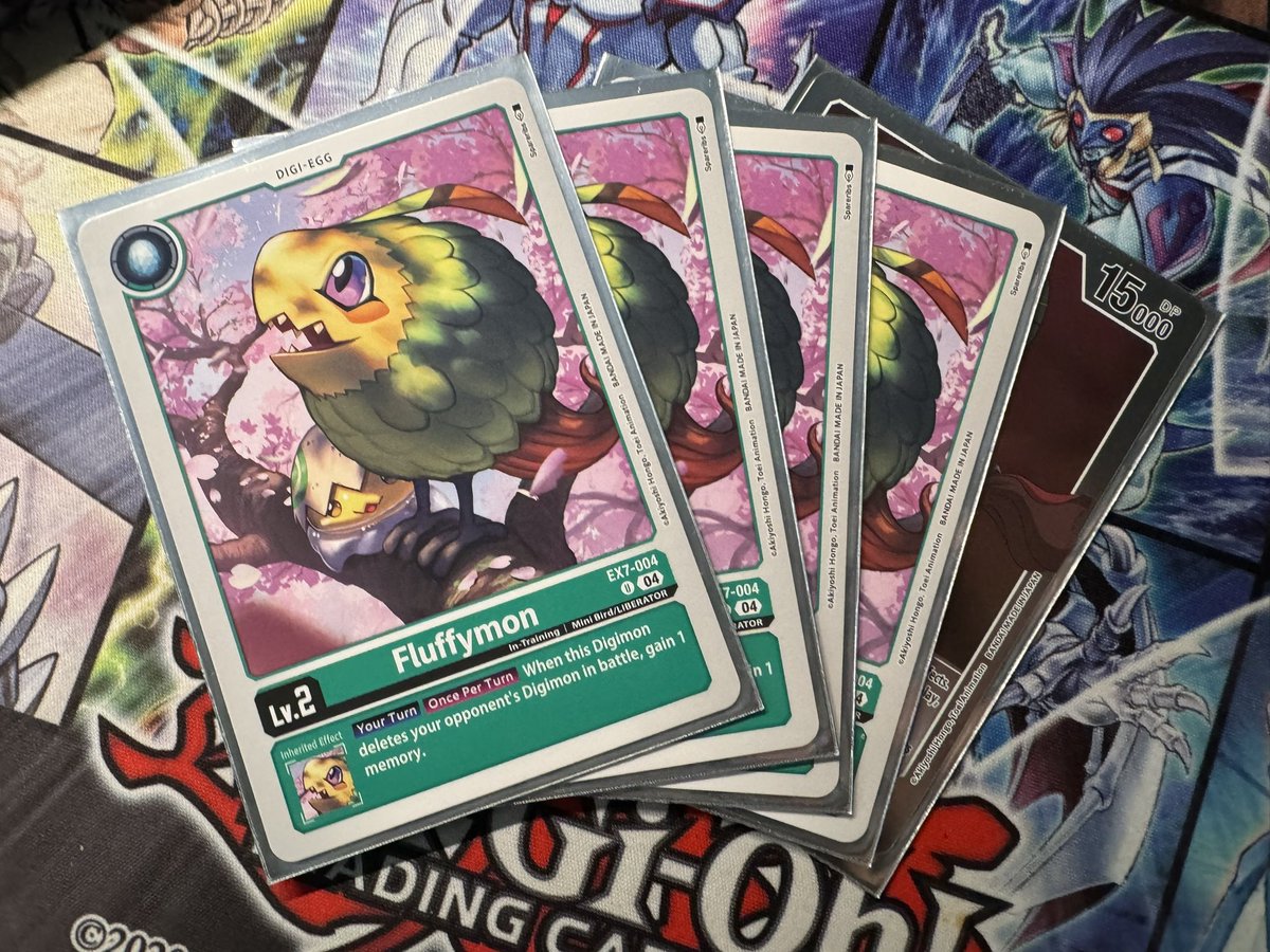Look at my Zephagamon egg deck so cute!
