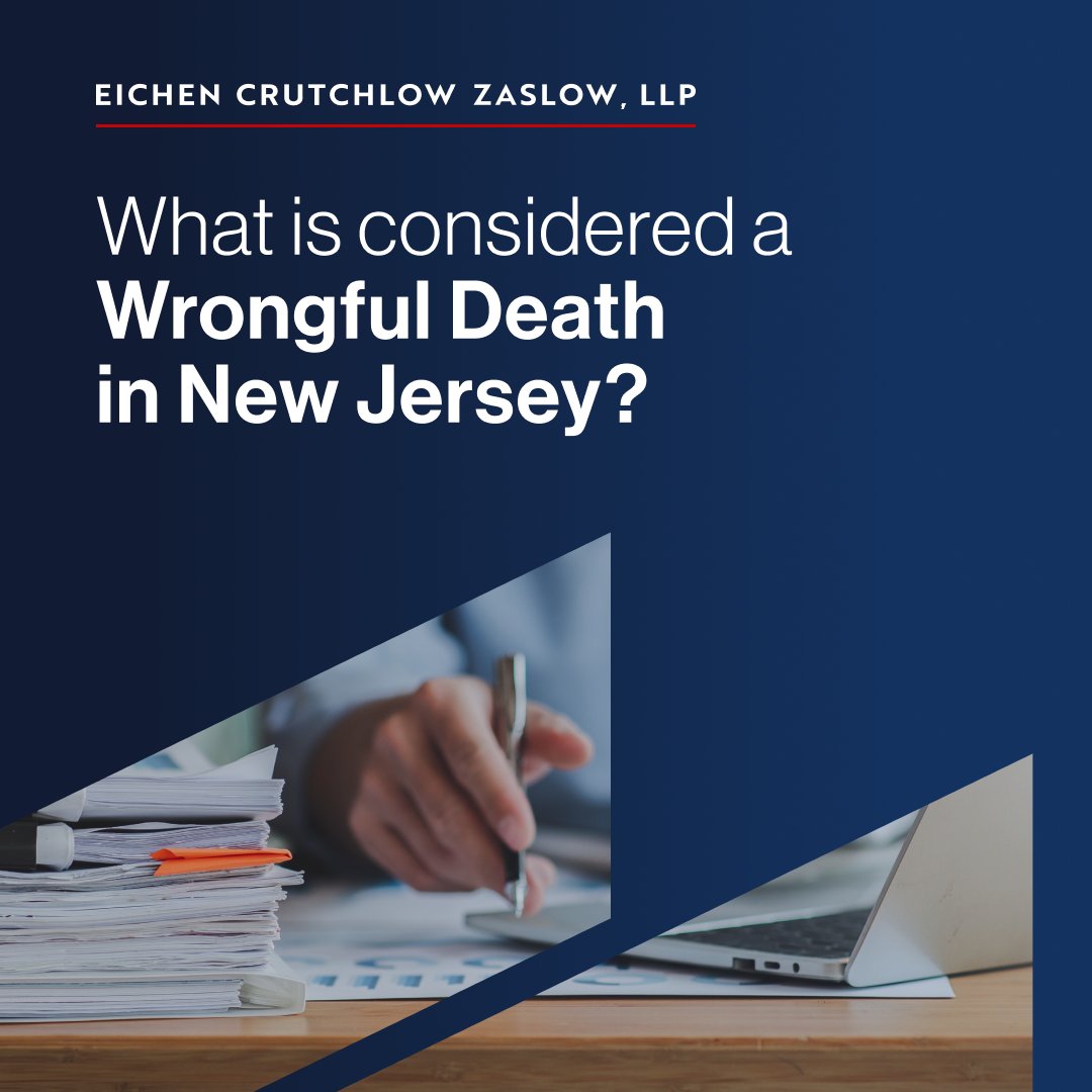 ECZLLP's tweet image. New Jersey law defines a wrongful death as one caused by a wrongful act, neglect, or default. Someone can be held at legal fault if their actions cause a person’s death. This can result from auto accidents, product liability, medical malpractice, and more. #ECZ #WrongfulDeath