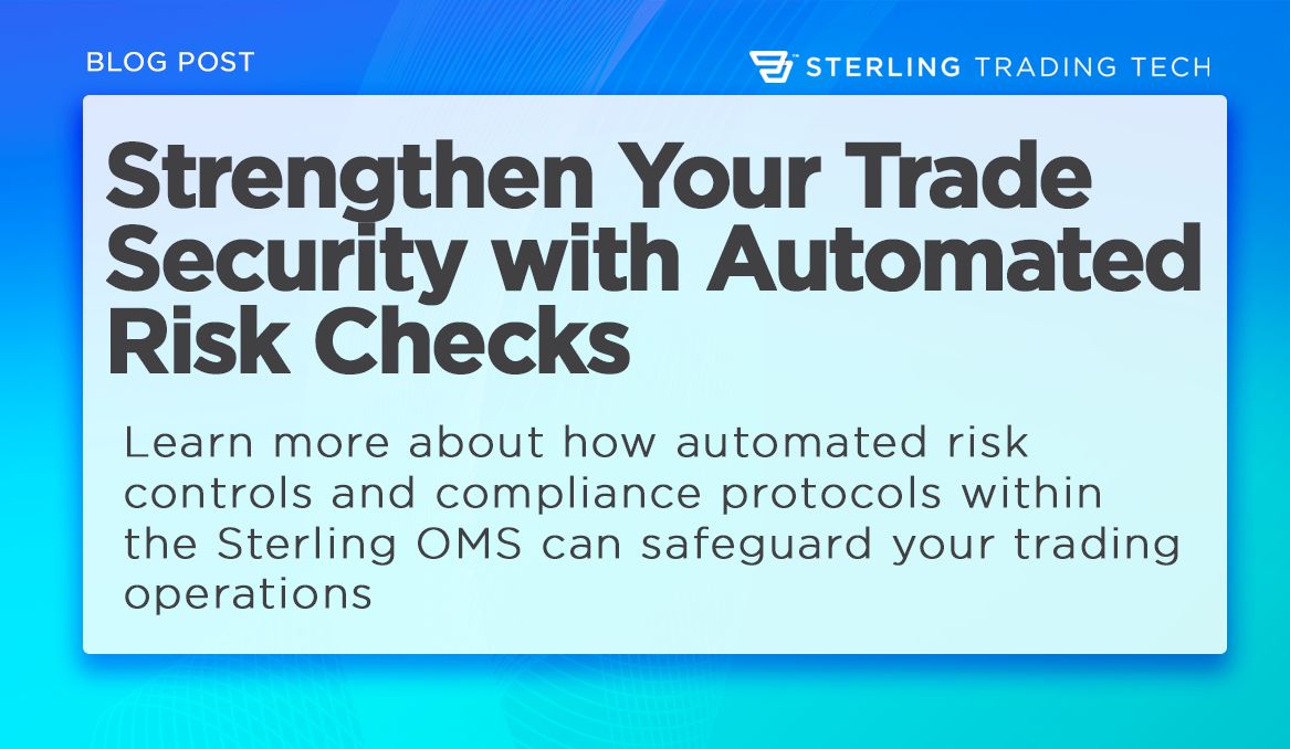 SterlingSTT's tweet photo. The OMS is a vital gatekeeper ensuring trades meet regulatory standards and risk policies With automated risk checks &amp; real-time compliance it helps prevent harmful trades and protects firms from breaches
Learn more in our blog: https://t.co/3a43DunnlK
#sterling https://t.co/UaaBHFJ731