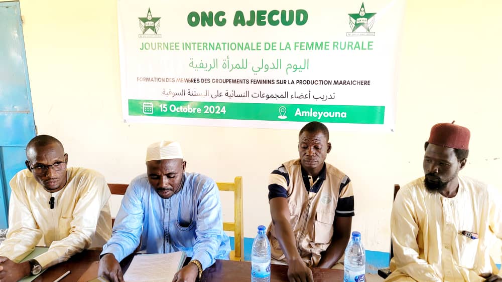 AJECUD's tweet photo. Nous avons célébré la Journée Internationale de la Femme Rurale à notre manière. A cette occasion, nous avons jugé utile d'accompagner les femmes rurales. 
20 femmes issues de 4 groupements féminins sont en formation à Amleyouna sur les techniques de production maraîchère. https://t.co/pSDGmJDs4e