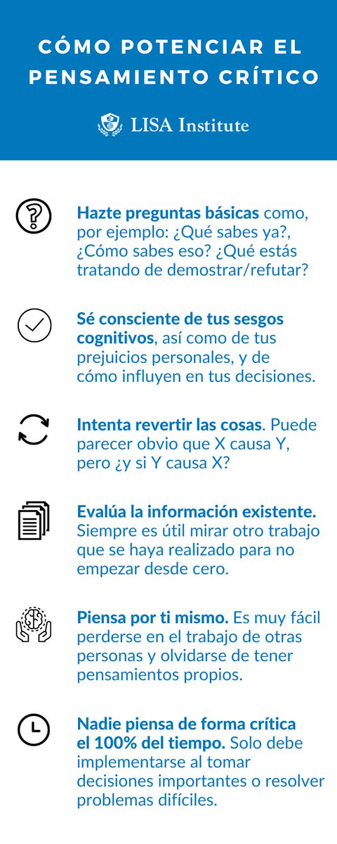 Una de las claves para enfrentarse a los nuevos entornos sociales y de negocio es el pensamiento crítico....

6 formas para potenciar el Pensamiento Crítico: