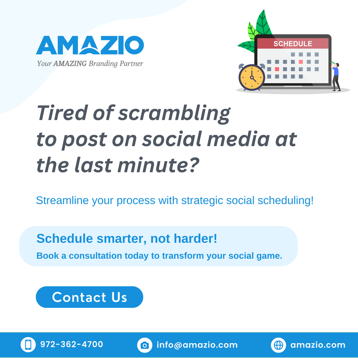 Amazio_official's tweet image. Plan ahead with social scheduling, stay consistent, save time, and grow your business effortlessly.

Book Your Free Demo Here : amazio.com/request-demo

#SocialScheduling #ContentPlanner #PlanAhead #ConsistencyIsKey #TimeManagement #GrowYourBusiness #SocialMediaStrategy