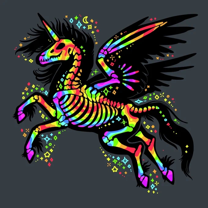 Hello it's spooky rainbow season ~ 