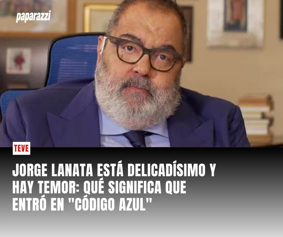 PaparazziRevis's tweet photo. 😞SIGUE LA PREOCUPACIÓN: Se conoció una dramática información sobre el presente del conductor.
Lee la nota completa en https://t.co/fjf8Fmol8w
#jorgelanata #salud #codigoazul https://t.co/3v7YGKUFq8