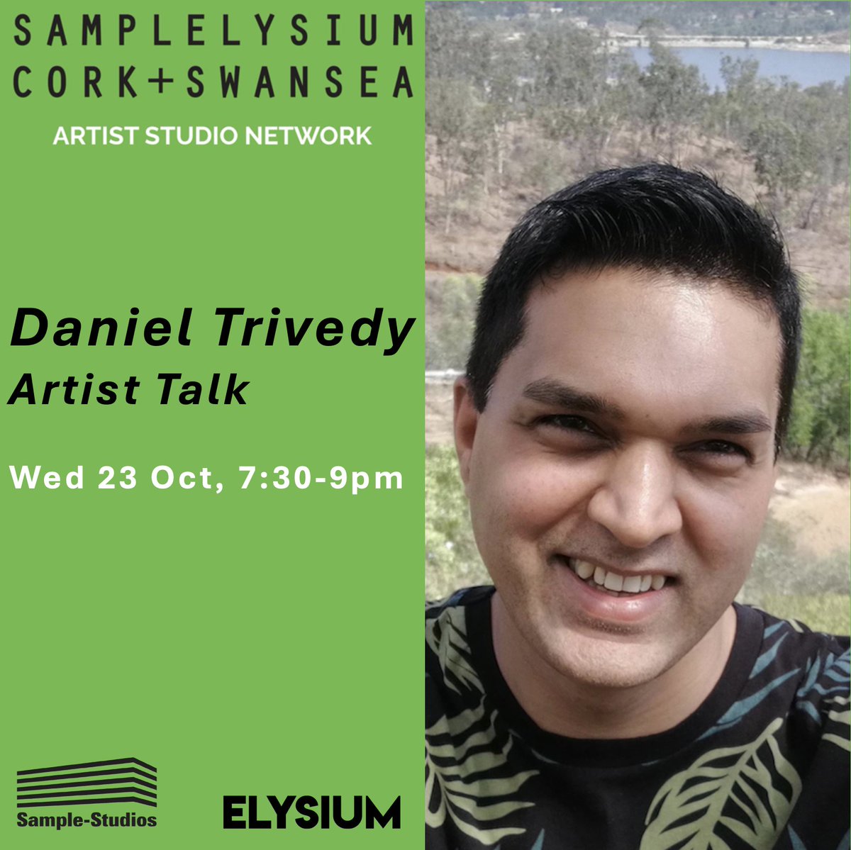 Sample-Studios (@samplestudios) on Twitter photo Upcoming Professional Development for our members as part of our partnership with <a href="/elysiumgallery/">elysium</a> supported by the <a href="/corkcitycouncil/">Cork City Council</a> Twinned Cities Scheme - Artist Talk with <a href="/DanielTrivedy/">Daniel Trivedy</a> 23 Oct. More info tinyurl.com/y4st69an Upcoming Professional Development for our members as part of our partnership with <a href="/elysiumgallery/">elysium</a> supported by the <a href="/corkcitycouncil/">Cork City Council</a> Twinned Cities Scheme - Artist Talk with <a href="/DanielTrivedy/">Daniel Trivedy</a> 23 Oct. More info tinyurl.com/y4st69an