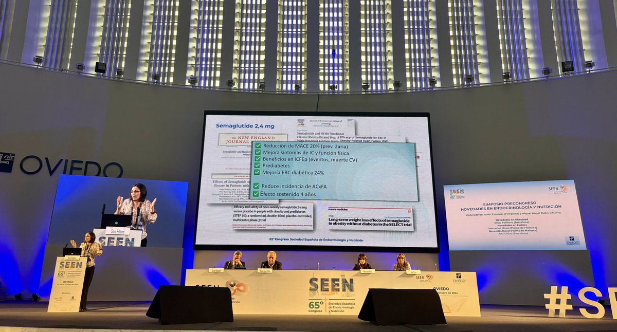 Karla Mariaca (@karlis19_26) on Twitter photo Tratamiento esperanzadores e individualizados para los pacientes con obesidad, novedades en la obesidad by <a href="/PelliteroSilvia/">Silvia Pellitero</a> <a href="/EndocrinoHGTiP/">EndocrinoHGTiP</a> #SEEN2024 👏👏 Tratamiento esperanzadores e individualizados para los pacientes con obesidad, novedades en la obesidad by <a href="/PelliteroSilvia/">Silvia Pellitero</a> <a href="/EndocrinoHGTiP/">EndocrinoHGTiP</a> #SEEN2024 👏👏