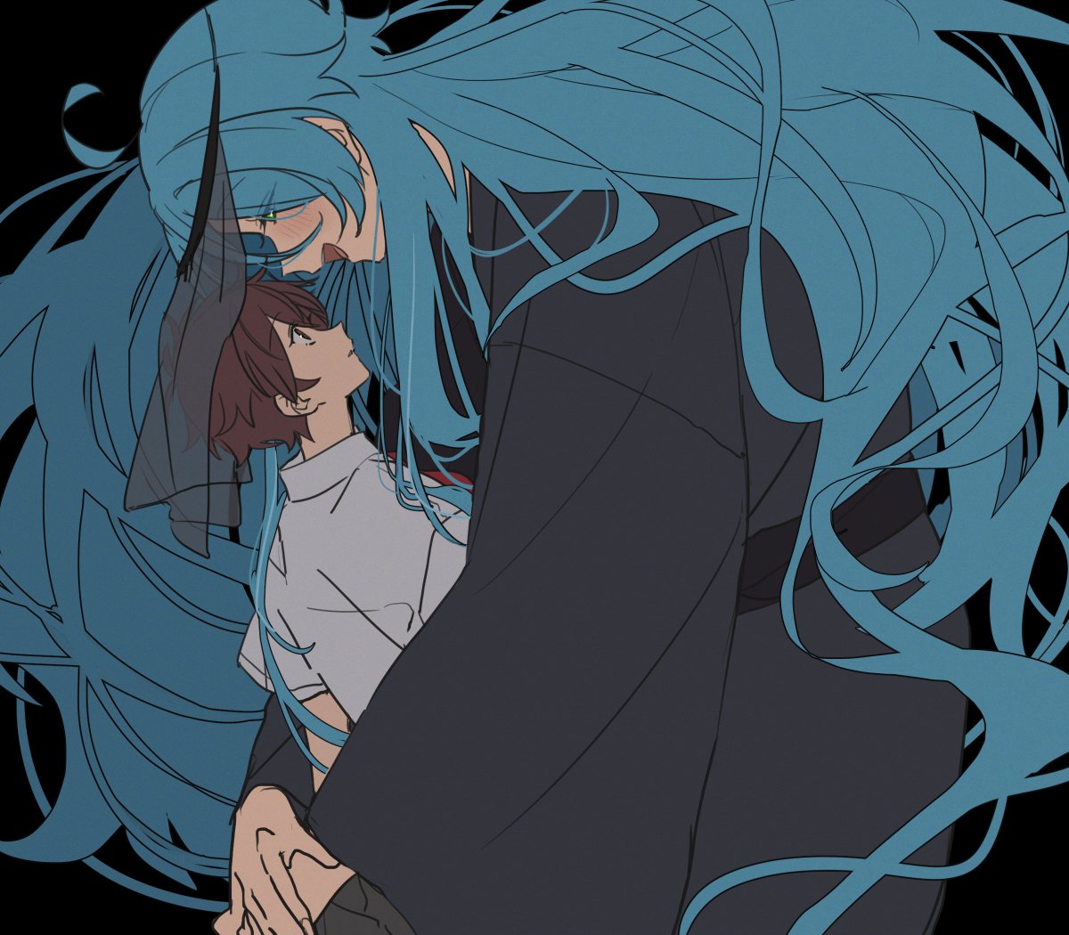 himo_himo_himo2's tweet photo. 奏千（怪異×人間） https://t.co/6TTsse1hcN