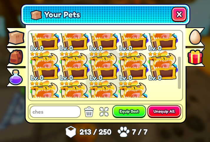 🤑 10x Mimic Chest - Pet World Giveaway💰

Requirements:
- Follow <a href="/Der3_Al3arab/">Der3_Al3arab</a> 👥
- Like ❤ &amp; Retweet ♻
- Comment your Username 💬

Ends Tomorrow!