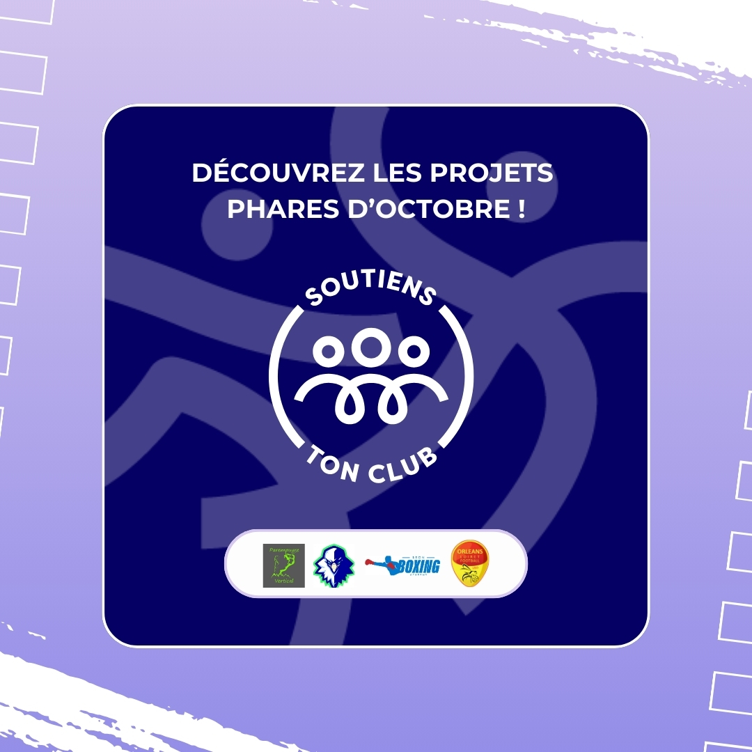 fondationsport's tweet photo. 𝐃𝐞́𝐜𝐨𝐮𝐯𝐫𝐞𝐳 𝐥𝐞𝐬 𝐩𝐫𝐨𝐣𝐞𝐭𝐬 𝐩𝐡𝐚𝐫𝐞𝐬 𝐝𝐮 𝐦𝐨𝐢𝐬 𝐬𝐮𝐫 𝐥𝐚 𝐩𝐥𝐚𝐭𝐞𝐟𝐨𝐫𝐦𝐞 #𝐒𝐨𝐮𝐭𝐢𝐞𝐧𝐬𝐓𝐨𝐧𝐂𝐥𝐮𝐛

🎽 Soutiens ton club est une plateforme interactive qui vient en aide aux clubs amateurs. Tous les clubs peuvent s’inscrire, présenter leurs projets nécessitant un soutien financier, et bénéficier de dons de particuliers ou d’entreprises via le mécénat.

Ce mois-ci, 4 clubs se distinguent par leur utilisation de la plateforme et la clarté de leurs projets : 🤩 🚀 

👉 Le club de Parempuyre Vertical a atteint son objectif avec l'ajout de nouveaux volumes et prises d’escalade. @FFME_officiel 

👉 Les clubs de @US_Orleans , le Mont Valérien Basket et le Bron Boxing Academy ont encore besoin de votre soutien pour compléter leur cagnotte et concrétiser leurs projets. @FFF @ffbasketball @FF_Boxe 

Pour soutenir un club amateur près de chez vous, un projet qui vous touche particulièrement, ou même le sport amateur en général, rendez-vous sur la plateforme SoutiensTonClub : https://t.co/Qzdcs2jiyO 💪 

Que vous soyez un club amateur dans le besoin ou un futur donateur, rejoignez dès maintenant l’aventure #SoutiensTonClub ! 💚 

@Chachaferaille @Th_Braillard