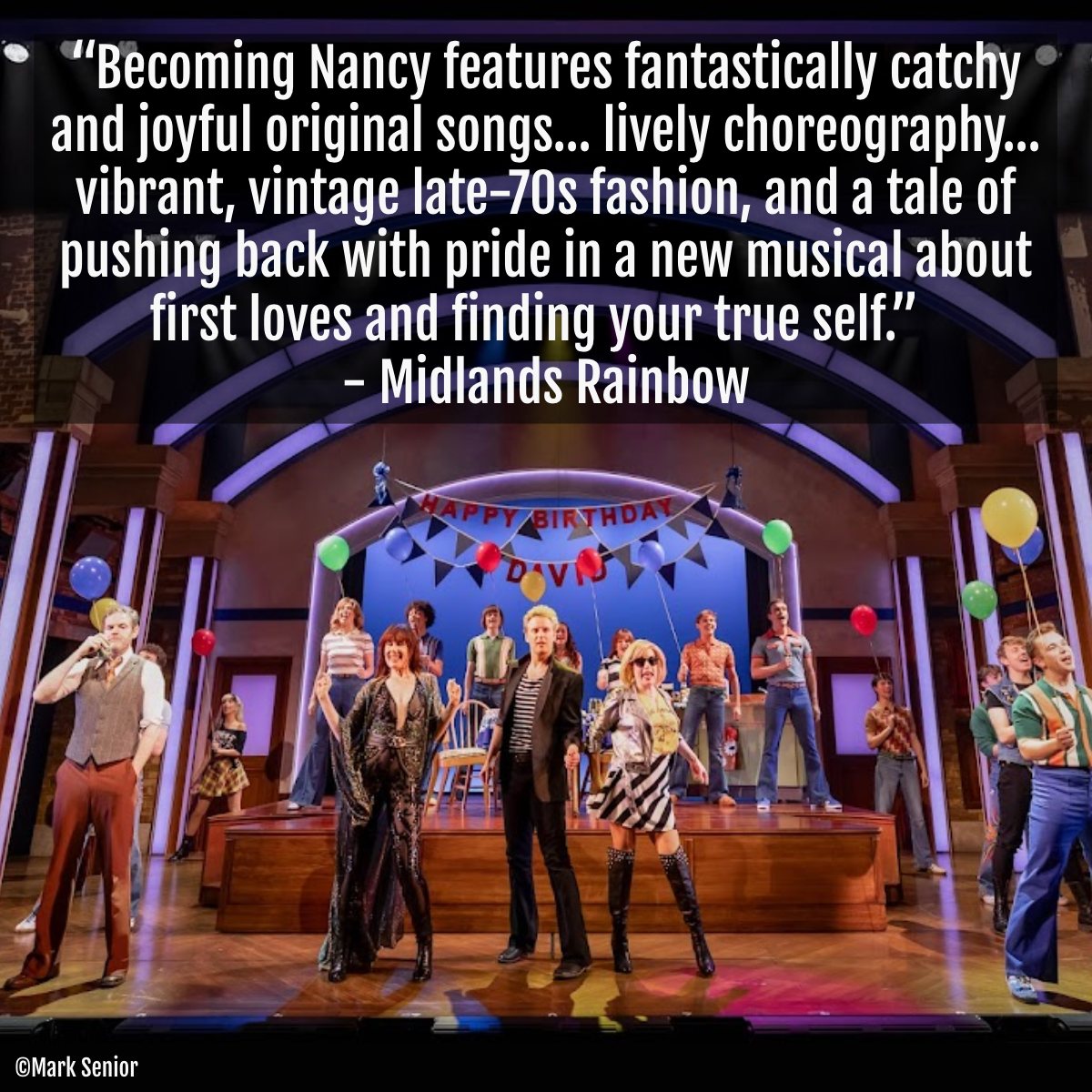 CatieMux's tweet photo. Review: Becoming Nancy at The Rep, Birmingham. https://t.co/s1JUizylmP  @BirminghamRep https://t.co/MdanlLik5n