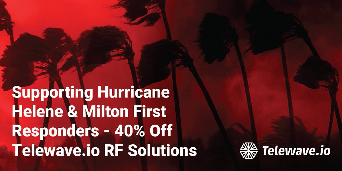 telewave_io's tweet photo. https://t.co/KLcwMPiSqt is offering a 40% discount on RF products to support those affected by Hurricanes Helene and Milton.

Visit our website to learn more and see if you qualify for this promotion.
https://t.co/PjwcSNBBRm https://t.co/CKKw8KhV62
