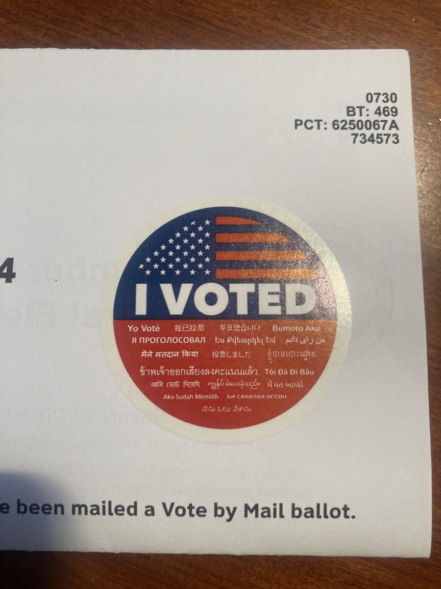 SteveLaRue2's tweet photo. I voted🙋🏼‍♂️🇺🇸👍 Have you, Tweeps?🤔 #EarlyVoting #DropOffBallotBox https://t.co/0iEOJctiMS