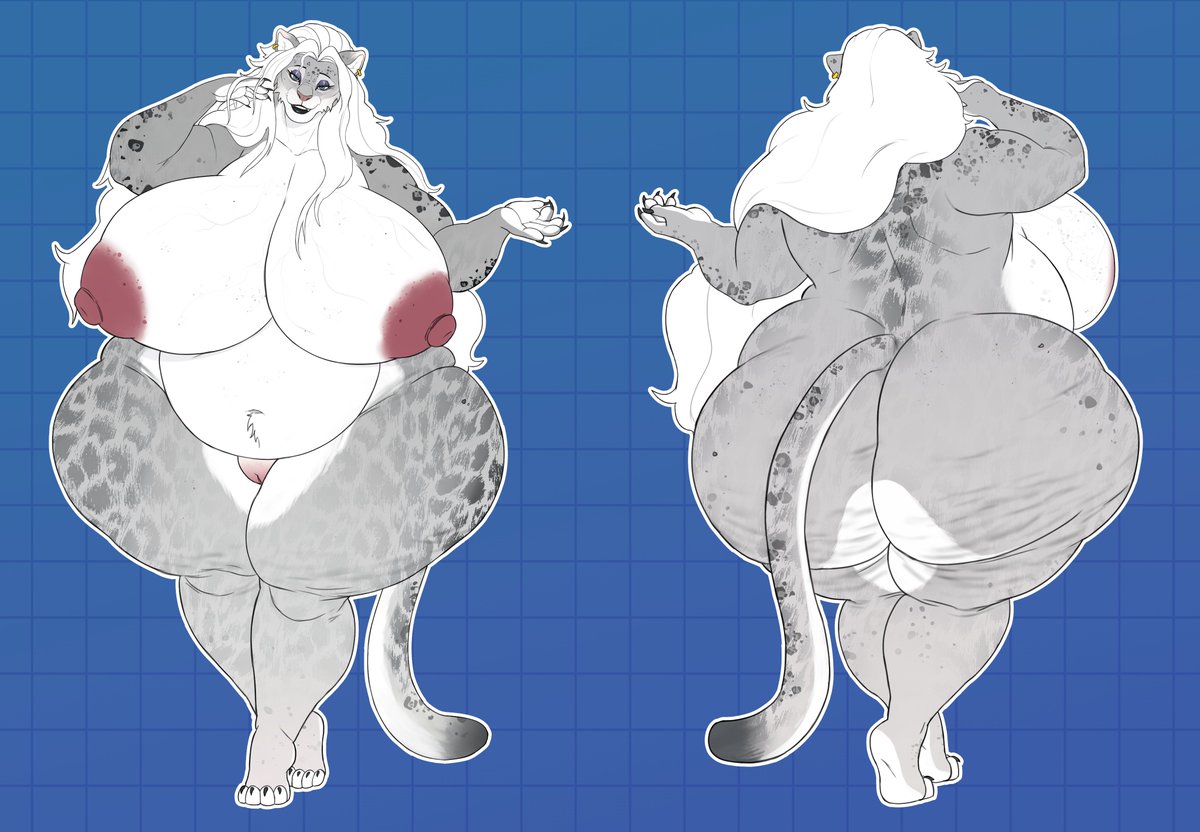 "A snow leopard with a sophisticated and seductive charm. Strong, elegant, and full of experience"🥵🐆

Girl for <a href="/NoeticRed/">NTCRed~🌸</a>