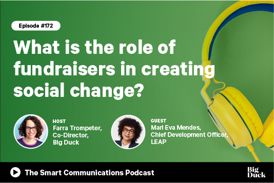 Big Duck (@bigduck) on Twitter photo Join <a href="/farra/">Farra Trompeter π³οΈβππ¦</a>, co-director, and Mari Eva Mendes, chief development officer at LEAP & founder & principal of MEM Consulting, as they discuss the evolving role of fundraisers, challenging outdated practices, & partnering with donors to drive systemic change. bit.ly/48ancDq Join <a href="/farra/">Farra Trompeter π³οΈβππ¦</a>, co-director, and Mari Eva Mendes, chief development officer at LEAP & founder & principal of MEM Consulting, as they discuss the evolving role of fundraisers, challenging outdated practices, & partnering with donors to drive systemic change. bit.ly/48ancDq