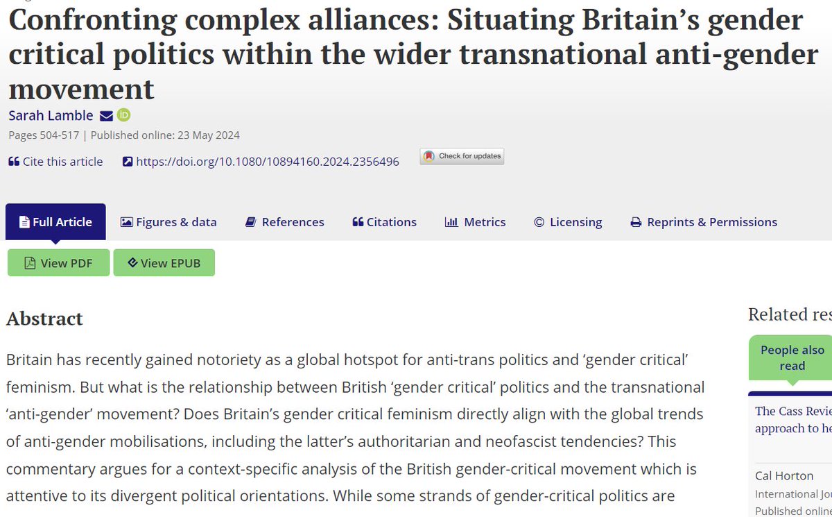 The Journal of Lesbian Studies tweet media