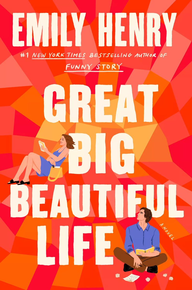 Here is the official cover for Emily Henry’s “Great Big Beautiful Life”. Out, April, 2025.
