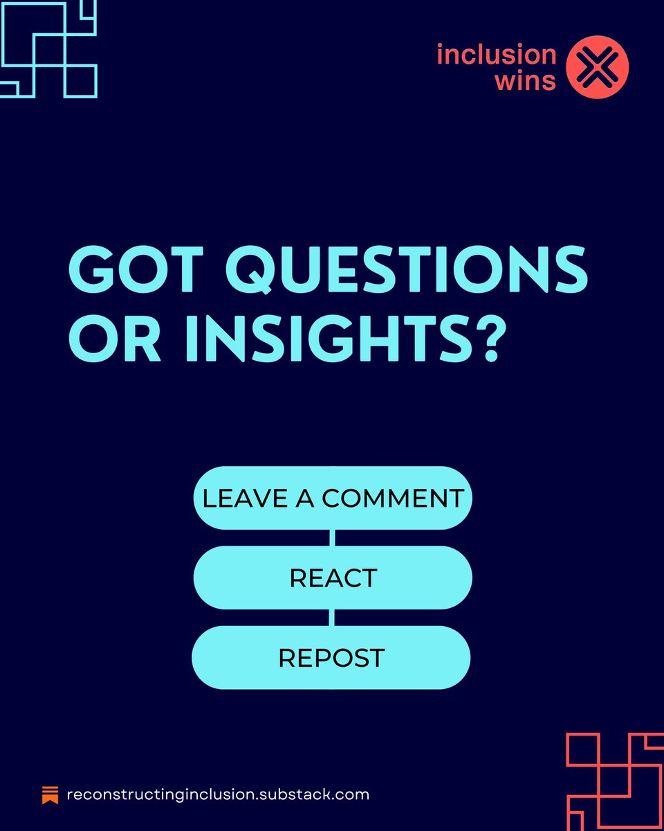 Wherever you are, no matter the time, make sure to check <a href="/AmriJohnson/">Amri B. Johnson</a> and <a href="/inclusion_wins/">Inclusion Wins</a> for your daily dose of #DEI! 👏🏾👏🏾👏🏾

#ReconstructingInclusion #InclusionWinsDay #InclusionWins #Winsday #Diversity #Diversityandinclusion #constructioninclusionweek