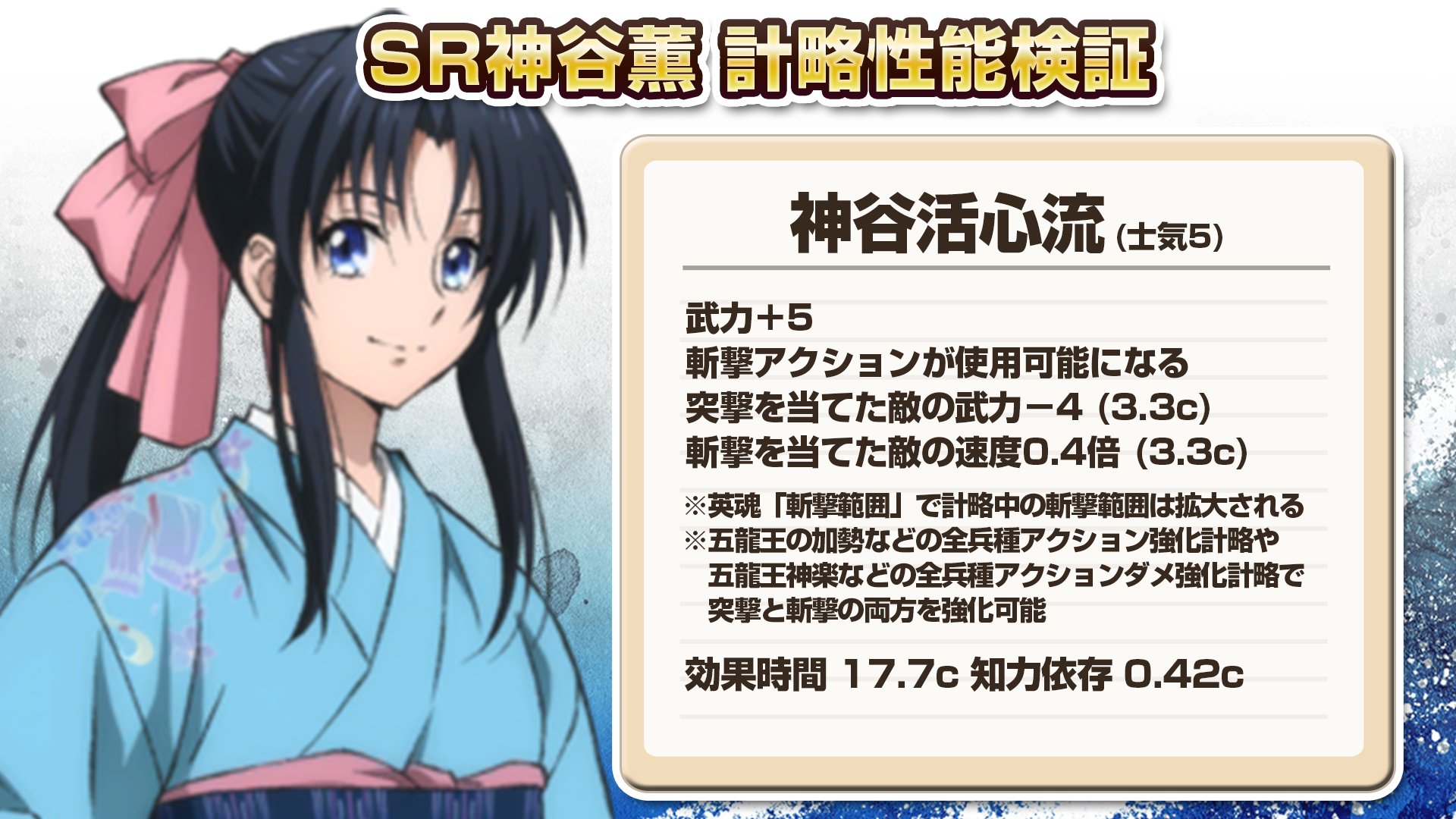 英傑大戦 SR 呉起 ごき 脂っこく