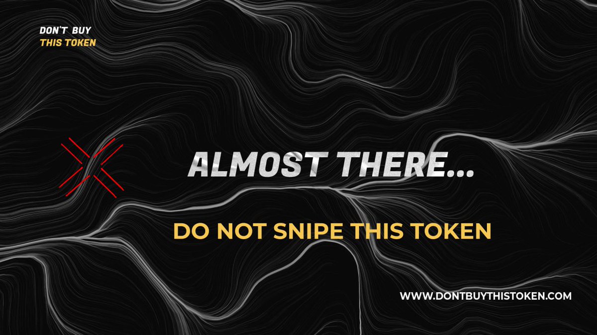 Don't buy this token tweet media