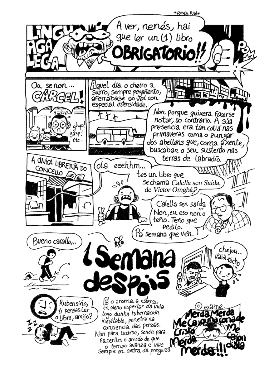 CanKente's tweet photo. 📕 A páxina que debuxei para o "Cartas do Inferno" de @BaixoTerraEd , basada en feitos reais e todo eso. https://t.co/tNHL6ajpbk