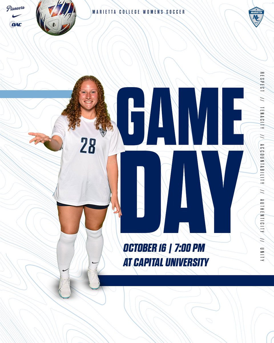 🚨⚽️🚨⚽️🚨⚽️

<a href="/MC_WSoccer/">MC_WSoccer</a> is back on the road tonight for an OAC match at Capital University. Follow the Pioneers online. #PioNation #BringForthAPioneer #d3soc 

⏰ 7 pm
📍 Bexley, Ohio
📺 tinyurl.com/mr2tubft
📊 tinyurl.com/mr37mk7y