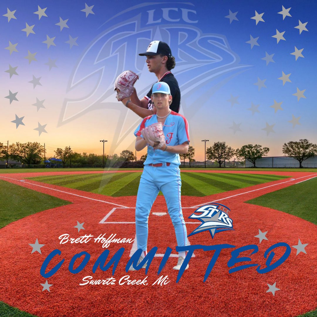 Brett Hoffman (@brett_hoffman10) on Twitter photo I am very excited to announce my commitment to further my academic and athletic career at <a href="/Lansing_Stars/">Lansing Stars Baseball</a>! Thank you to my parents, coaches, and friends who’ve helped me along the way. GO STARS 💫
<a href="/BaseballFoutch/">Foutch Baseball</a> <a href="/swartzcreekad/">Swartz Creek Athletics</a> <a href="/CoachModaff/">Coach Hayden Modaff</a> <a href="/CoachCutter5/">Steven Cutter | Cut</a> I am very excited to announce my commitment to further my academic and athletic career at <a href="/Lansing_Stars/">Lansing Stars Baseball</a>! Thank you to my parents, coaches, and friends who’ve helped me along the way. GO STARS 💫
<a href="/BaseballFoutch/">Foutch Baseball</a> <a href="/swartzcreekad/">Swartz Creek Athletics</a> <a href="/CoachModaff/">Coach Hayden Modaff</a> <a href="/CoachCutter5/">Steven Cutter | Cut</a>