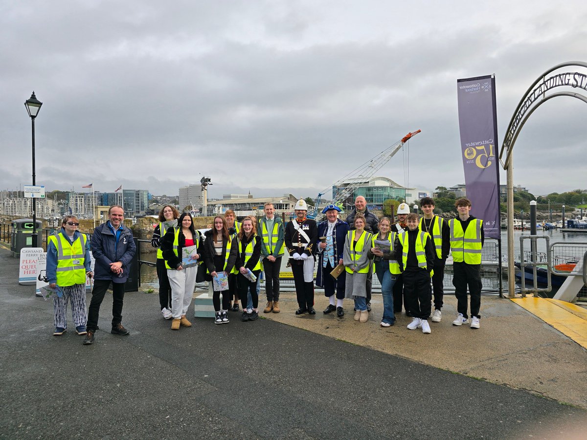 DiscoverYMCA's tweet photo. Our Level 3 Travel &amp; Tourism students had an amazing time volunteering with Plymouth Cruise Ambassadors! 

Our students help welcomed 800 guests from the MV Artania, gained customer service skills, and even got to explore the ship! 🚢✨ https://t.co/JKFnVUS6cM