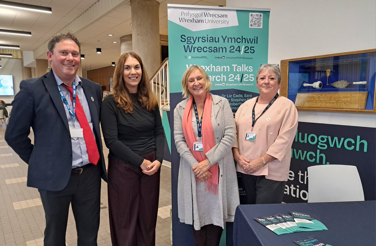 WUResearch_'s tweet photo. Welcome everyone to Healthcare Heroes: Tomorrow’s World!
It’s the first in our series of public lectures this academic year, & it’s great to have everyone back at @WrexhamUni.
This special first lecture involves a variety of academics.
#WrexhamTalksResearch https://t.co/wTsXFSc6uC